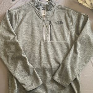 Small, grey, mens, north face quarter zip